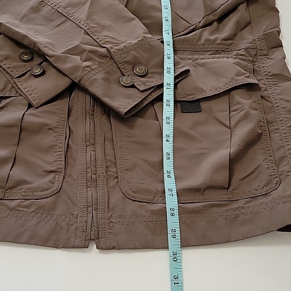 Eddie Bauer Travex Mens Nylon Brown Jacket Size Medium - Picture 10 of 10